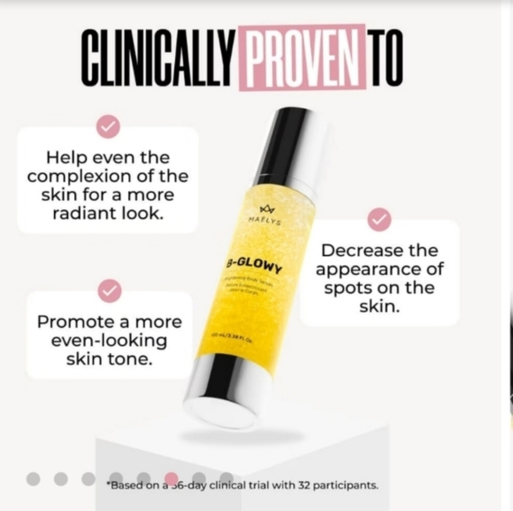 💥Sale💥NIB MAËLYS B-GLOWY Brightening Body Serum - Picture 3 of 5